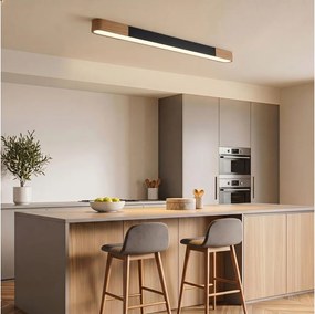 BRILAGI - Plafonieră LED GARDALINE LED/100W/230V 120 cm stejar/negru