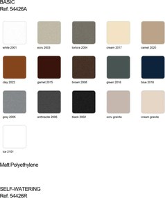 Ghiveci plante design decorativ modern exterior / interior GATSBY 60x100cm