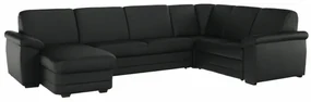 Coltar Living Extensibil BITER U Negru Stanga