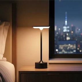 Lampă de birou LED reîncărcabilă NEW YORK, reglabilă, LED/1,8W/5V 1200 mAh, neagră