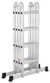Juskys Scară multifuncțională din aluminiu 470 cm