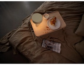 Veioză verde-deschis LED din plastic (înălțime 18 cm) Oblong – Zone