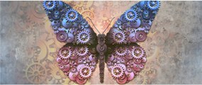 Tablou - Fluture steampunk (120x50 cm)