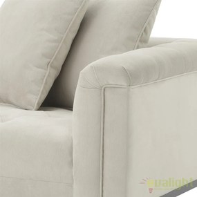 Pat de zi elegant design LUX Cesare left, pebble grey 111349 HZ