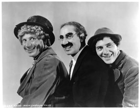 Fotografie Harpo Marx And Chico Marx In, Archive Photos