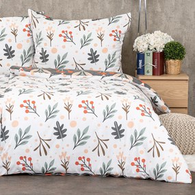 Lenjerie de pat din flanel 4Home Winter nature,220 x 200 cm, 2 buc. 70 x 90 cm, 220 x 200 cm, 2 buc. 70 x 90 cm