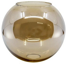 Abajur de rezervă din sticlă E27 d. 20 cm bej