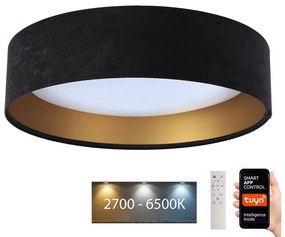 Plafonieră SMART GALAXY LED 36W 230V Wi-Fi Tuya negru/auriu + DO