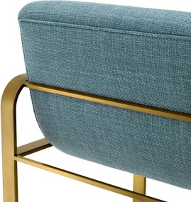 Scaun de bar elegant design LUX Counter Olsen, scalea blue