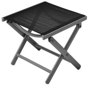 Scaun pliabil din aluminiu cu suport pentru picioare