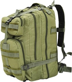 vidaXL Rucsac în stil militar, 50 L, verde măsliniu