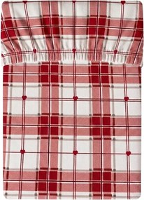 Cearsaf din microfibra TARTAN HEART colorat 90x200 cm