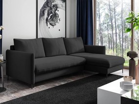 Colțar Arvada 101Cutie de pat, 220x145x98cm, 100 kg, Picioare: Lemn