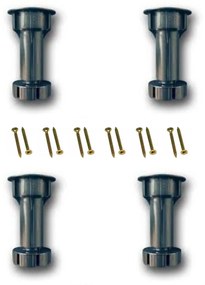 Set 4 Picioare reglabile de bucatarie, H 10 cm