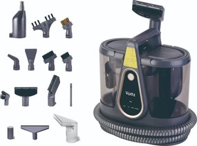 Aspirator pentru curatarea covoarelor si tapiteriei Oliver Voltz OV51006A, 1750 W, 18 kPa, 1 l, Ecran tactil, Dezinfectare cu abur, Accesorii, Negru