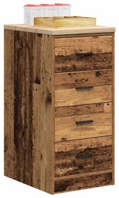 vidaXL Dulap depozitare garaj lemn vechi 40x51x85 cm lemn masiv de pin