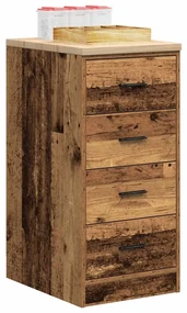 vidaXL Dulap depozitare garaj lemn vechi 40x51x85 cm lemn masiv de pin