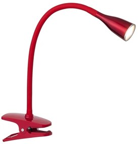 Rabalux 4198 - Lampă de birou LED cu clemă JEFF LED/4,5W/230V roșie