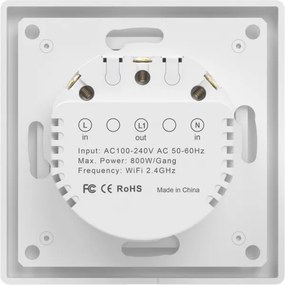 Immax NEO 07549L - Întrerupător SMART cu un buton 230V