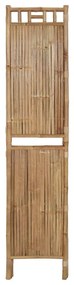 Paravan de camera cu 4 panouri, 160 x 180 cm, bambus 160 x 180 cm, 1