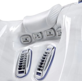 Minipiscina jacuzzi 3 persoane, 32 jeturi hidromasaj, WiFi, sistem audio, sistem In line-WIS, unitate de control Gecko IN.YE-3, 160   215 cm, Wellis