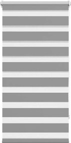 vidaXL Jaluzea Zebră 80,9x150 cm Lățime material 76,7 cm gri