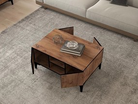 Masă de cafea Clyde (Pin atlantic + Negru). 1089117