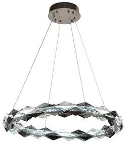 Lustră LED dimabilă pe cablu LED/40W/230V 3000-6500K crom + telecomandă