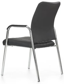 Scaun de dining KIVI, 1 buc., negru