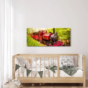 Tablou - Tren cu aburi (120x50 cm)