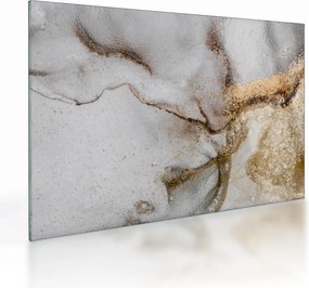 Tablou pe sticlă - Cerneală de marmură (70x50 cm)