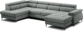 Colțar lemn masiv Cordoba III extensibil, 346 × 203 × 76 cm - Stânga