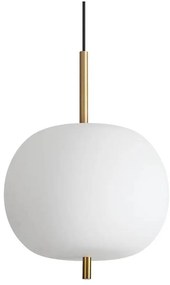 Lustră LED pe cablu Ideal Lux UMILE LED/20W/230V d. 30 cm CRI 90 alamă