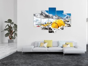 Tablou - Camping la munte (150x105 cm)