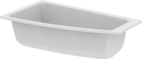 Cada asimetrica Ideal Standard i.life cu montaj stanga 160X90 cm alb lucios