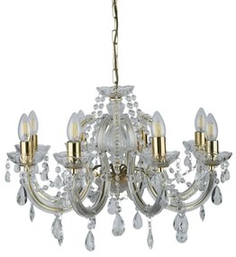 Searchlight - Lustră de cristal pe lanț MARIE 8xE14/40W/230V