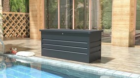 MAX A cutie de depozitare 295 L, gri închis