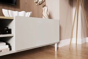 Comodă TV Elivo 170 cm pe picioare - cașmir / stejar uleiat