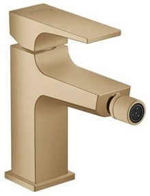 Baterie bideu Hansgrohe Metropol cu ventil Push-Open bronz periat