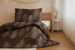 Lenjerie de pat din microfibra KAPRADI, maro Dimensiune lenjerie de pat: 70 x 90 cm | 140 x 200 cm