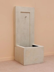 Fantana decorativa de gradina, din piatra si rasina, Minimalist