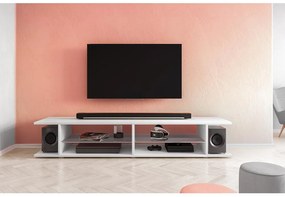 Masă TV Monty 137 (cu iluminat) (alb). 1098626