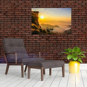 Tablou - Ceața de dimineață în vale (90x60 cm)