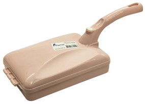 Perie pentru covoare cu două role roz