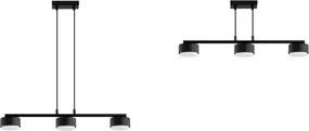 Brilagi - Lustră LED pe cablu MONO 3xGX53/30W/230V neagră