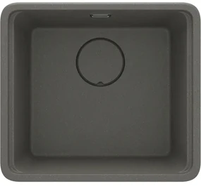 Chiuveta granit sub blat Deante Momi antracit metalic 45x50 cm