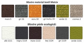 Fotoliu, material textil gri, SANTIAGO