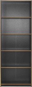 Biblioteca Adore Modern, 5 rafturi, 64x182x26 cm