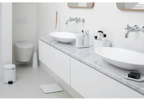 Organizator pentru periute de dinti Brabantia ReNew 1003494, Rezistent la coroziune, Separator intern, Baza antiderapanta, Alb