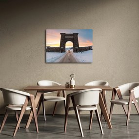 Tablou cu poarta, Yellowstone (70x50 cm)